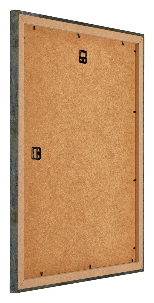 Bilderrahmen 40x50 cm - Blau Gold Meliert - MDF - Mura