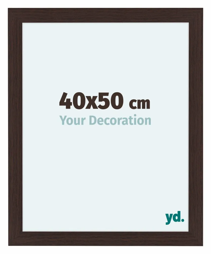 Bilderrahmen 40x50 cm - Eiche Dunkel - MDF - Como