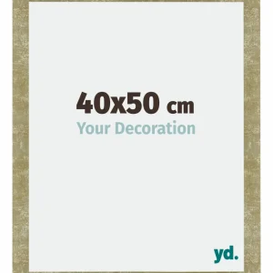 Bilderrahmen 40x50 cm - Gold Antik - MDF - Mura
