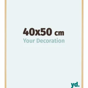 Bilderrahmen 40x50 cm - Gold Vintage - Aluminium - Kent