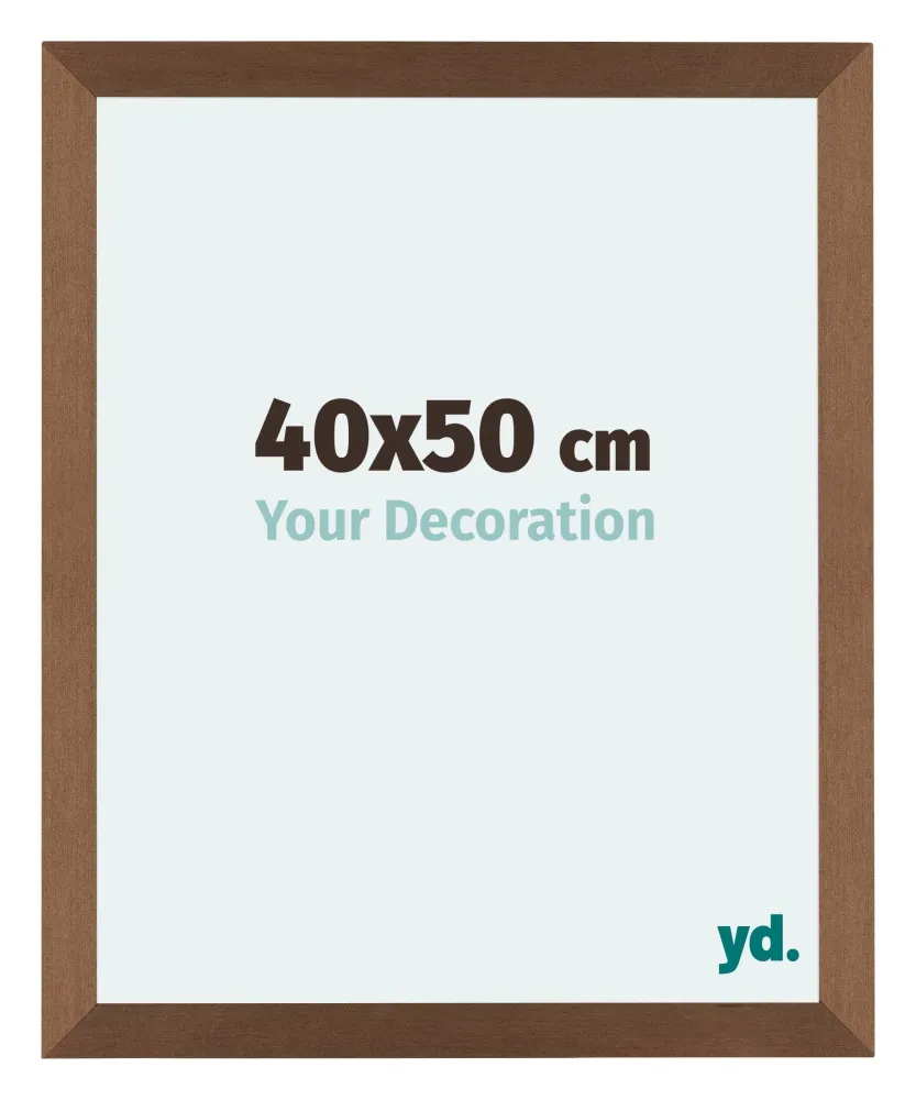 Bilderrahmen 40x50 cm - Kupfer Dekor - MDF - Mura