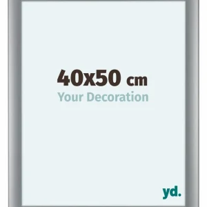Bilderrahmen 40x50 cm - Silber Matt - MDF - Como