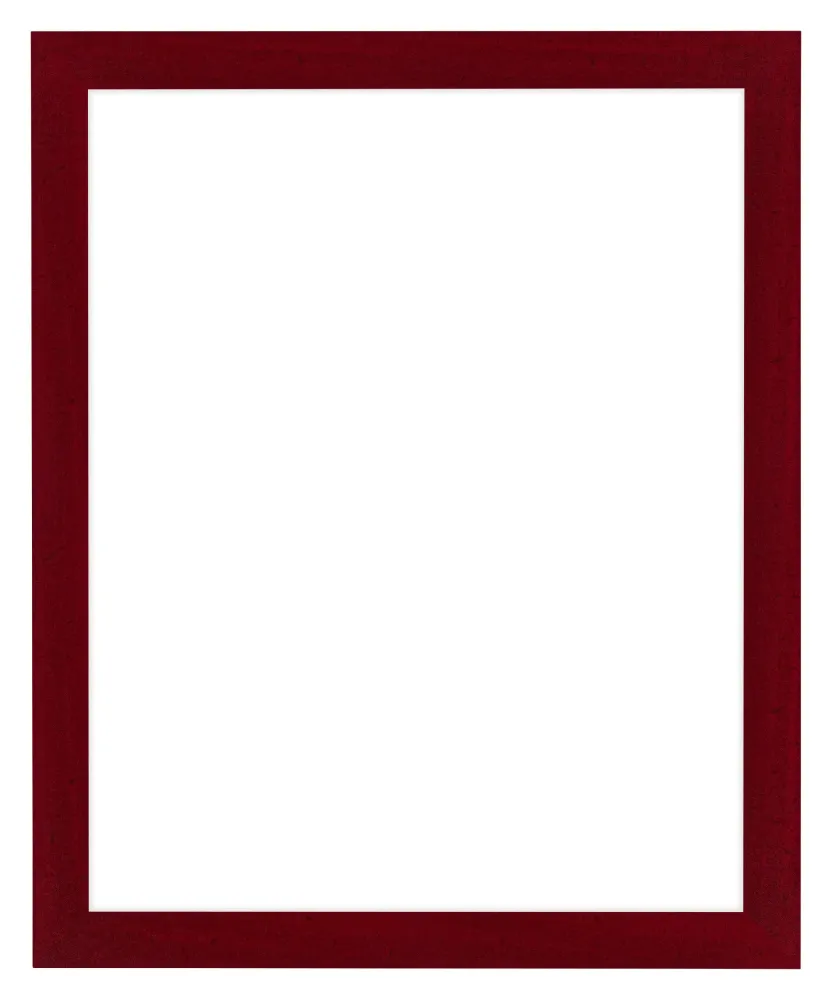 Bilderrahmen 40x50 cm - Weinrot Gewischt - MDF - Como