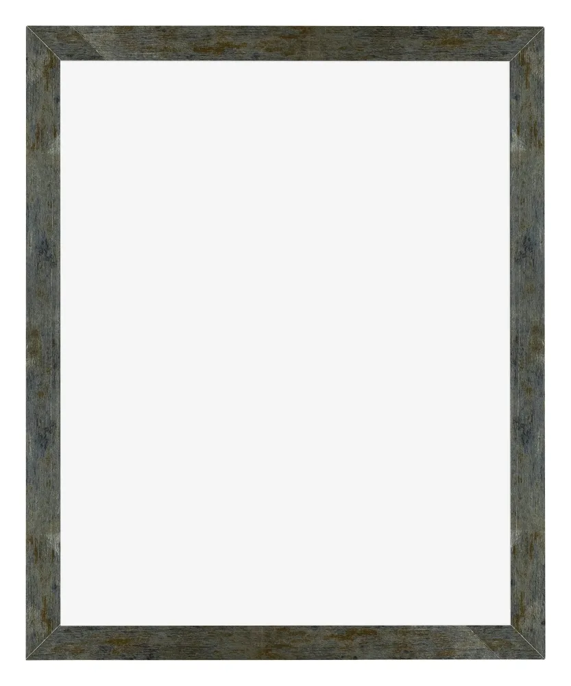 Bilderrahmen 40x55 cm - Blau Gold Meliert - MDF - Mura