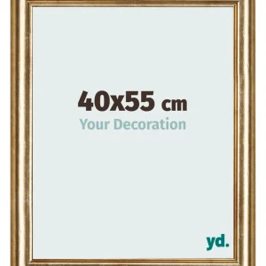 Bilderrahmen 40x55 cm - Gold Antik - MDF - Lazio