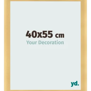 Bilderrahmen 40x55 cm - Gold Matt - MDF - Pisa