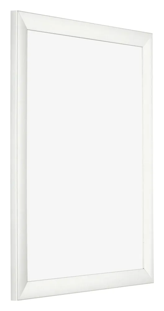 Bilderrahmen 40x55 cm - Weiß Gemasert - MDF - Pisa