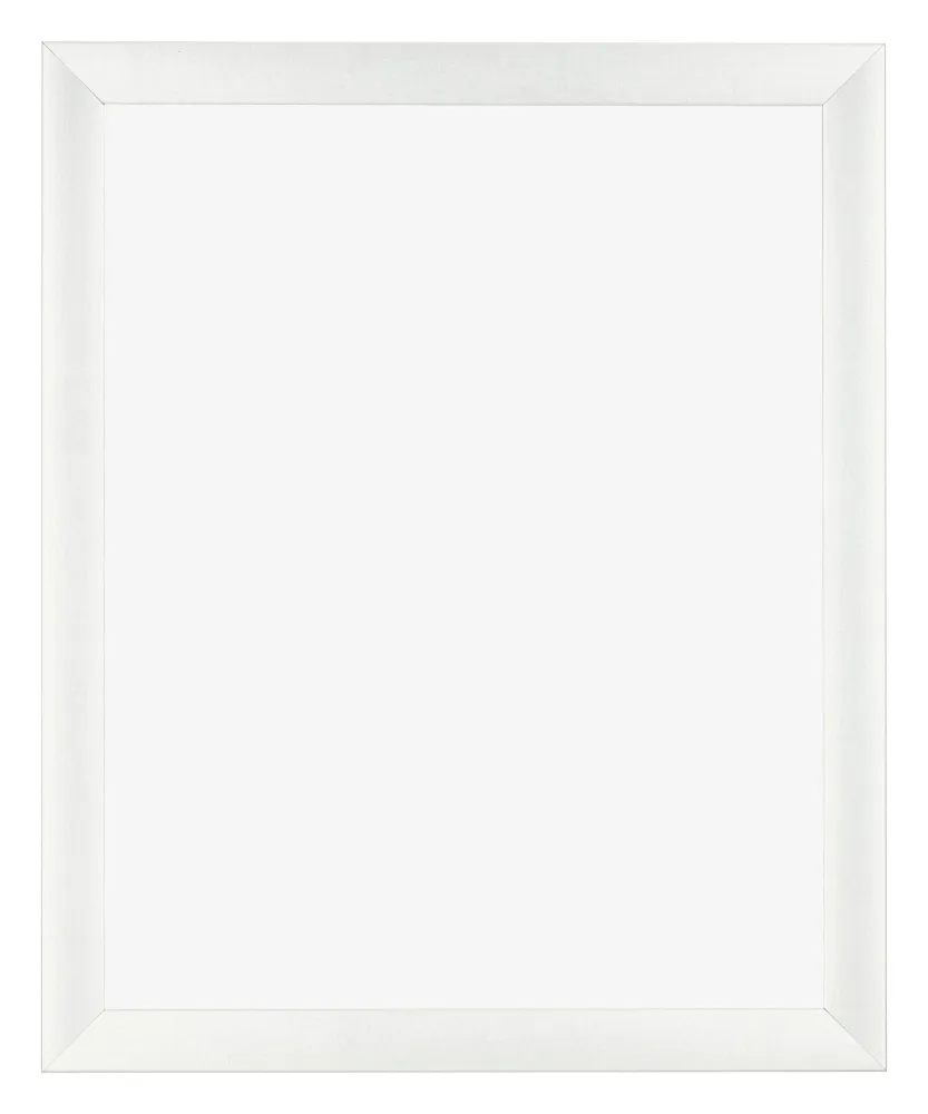 Bilderrahmen 40x55 cm - Weiß Gemasert - MDF - Pisa
