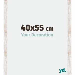 Bilderrahmen 40x55 cm - White Wash - MDF - Catania