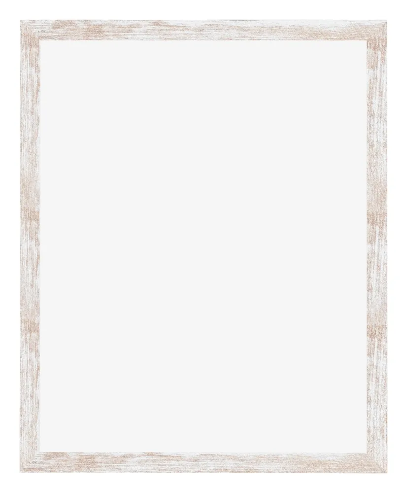 Bilderrahmen 40x55 cm - White Wash - MDF - Catania