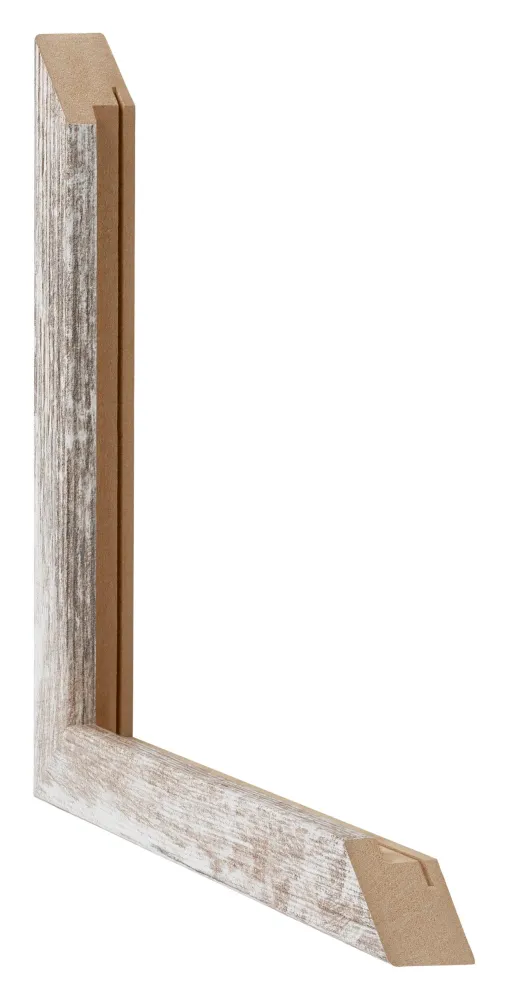 Bilderrahmen 40x55 cm - White Wash - MDF - Catania