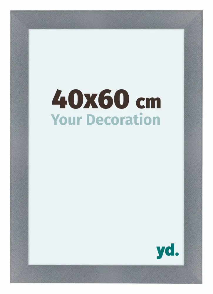 Bilderrahmen 40x60 cm - Aluminium - Gebürstet - MDF - Como