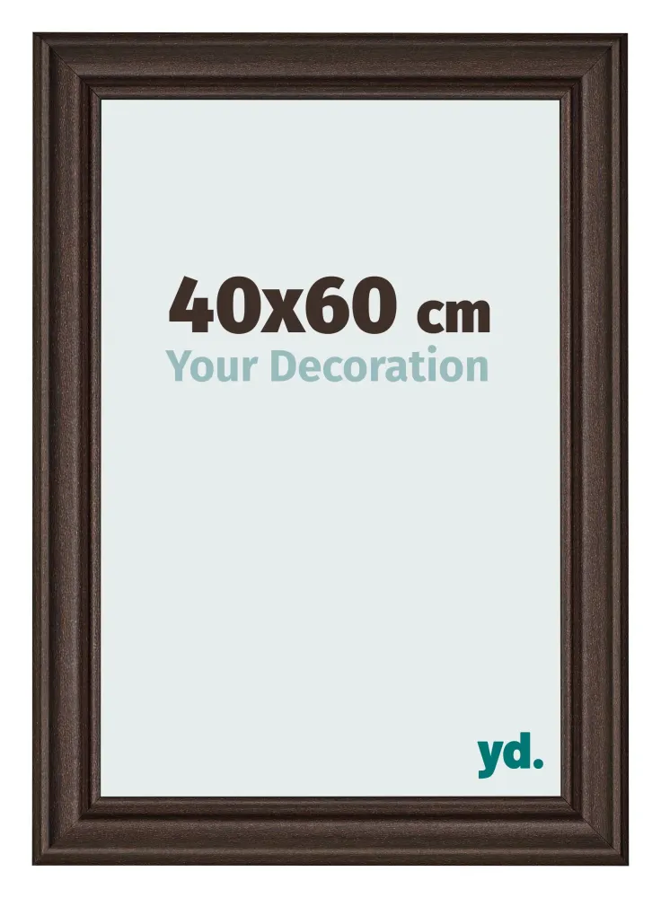 Bilderrahmen 40x60 cm - Eiche Dunkel - MDF - Lazio