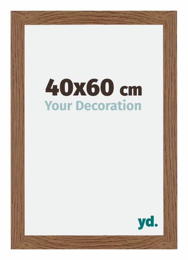 Bilderrahmen 40x60 cm - Eiche Rustikal - MDF - Mura