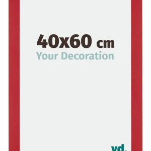 Bilderrahmen 40x60 cm - Rot - MDF - Mura