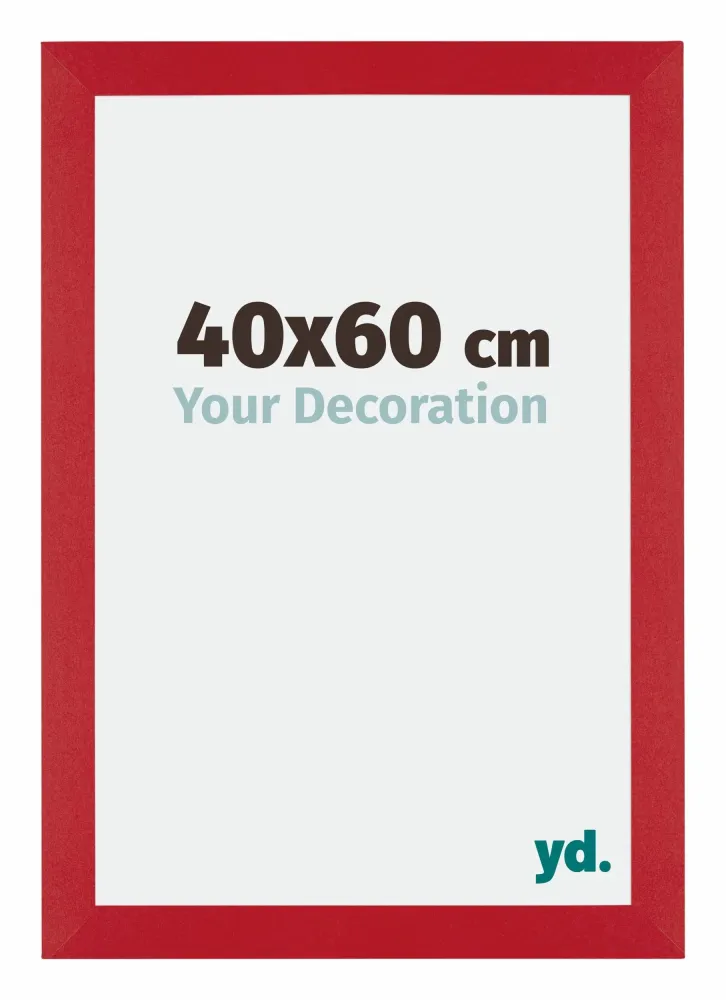 Bilderrahmen 40x60 cm - Rot - MDF - Mura