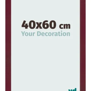 Bilderrahmen 40x60 cm - Weinrot Gewischt - MDF - Bologna