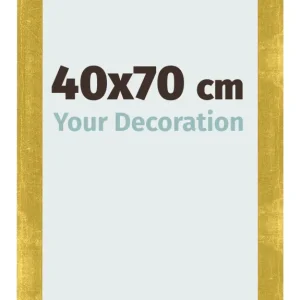 Bilderrahmen 40x70 cm - Gold Vintage - MDF - Pisa
