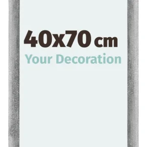 Bilderrahmen 40x70 cm - Grau Gewischt - MDF - Mura