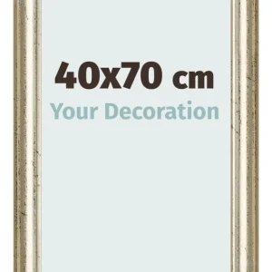 Bilderrahmen 40x70 cm - Metallglanz - MDF - Lazio