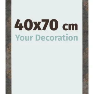 Bilderrahmen 40x70 cm - Oxidiertes Metall - MDF - Bologna