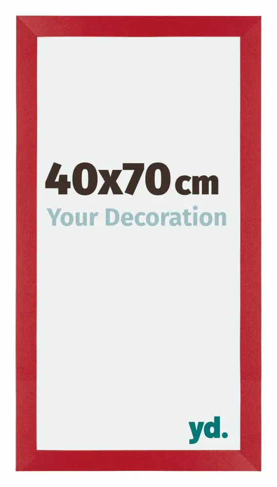 Bilderrahmen 40x70 cm - Rot - MDF - Mura