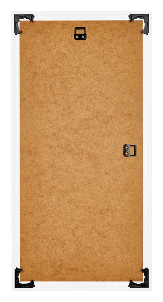 Bilderrahmen 40x70 cm - Weiss Hochglanz - Kunststoff - Bordeaux