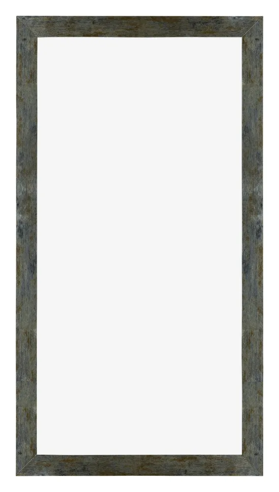 Bilderrahmen 40x80 cm - Blau Gold Meliert - MDF - Mura