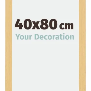 Bilderrahmen 40x80 cm - Buche Dekor - MDF - Mura