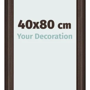 Bilderrahmen 40x80 cm - Eiche Dunkel - MDF - Lazio