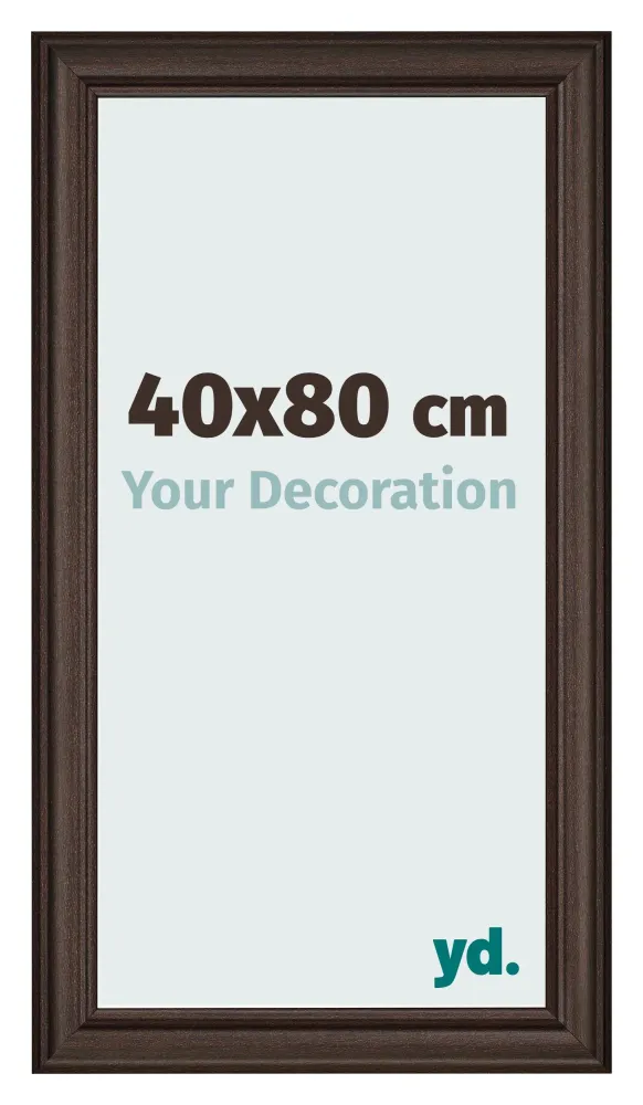Bilderrahmen 40x80 cm - Eiche Dunkel - MDF - Lazio