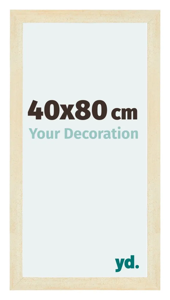 Bilderrahmen 40x80 cm - Sand Gewischt - MDF - Mura