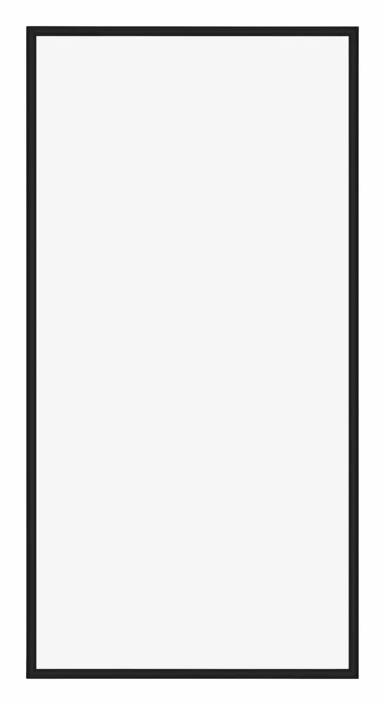 Bilderrahmen 40x80 cm - Schwarz Matt - Aluminium - New York - Aluminium - New York