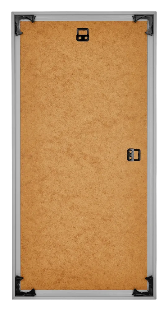 Bilderrahmen 40x80 cm - Silber - Kunststoff - Bordeaux