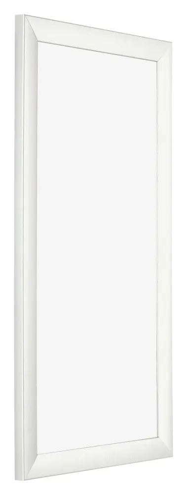 Bilderrahmen 40x80 cm - Weiß Gemasert - MDF - Pisa