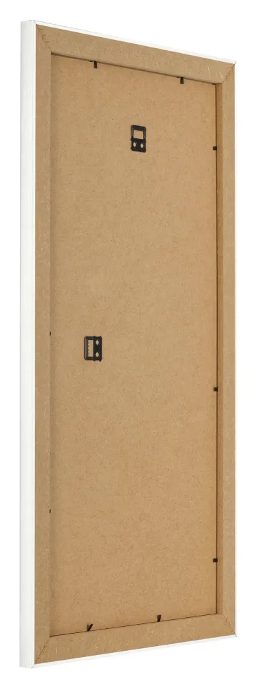 Bilderrahmen 40x80 cm - Weiß Gemasert - MDF - Pisa