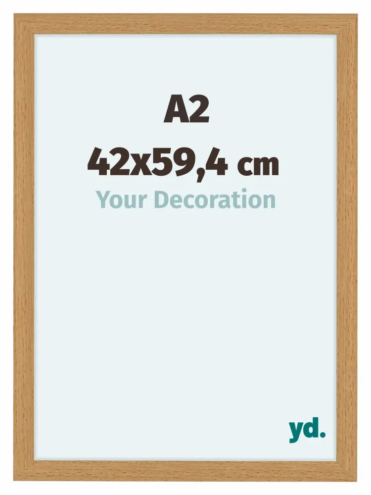Bilderrahmen A2 - 42x59,4 cm - Buche - MDF - Como