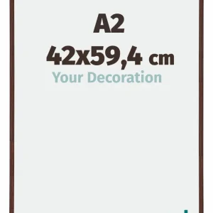 Bilderrahmen A2 - 42x59,4 cm - DIN A2 Braun - Kunststoff - Annecy