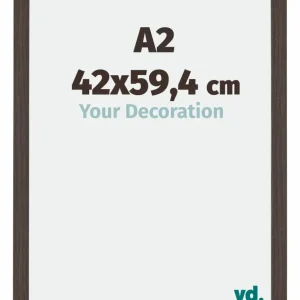 Bilderrahmen A2 - 42x59,4 cm - DIN A2 Eiche Dunkel - MDF - Mura