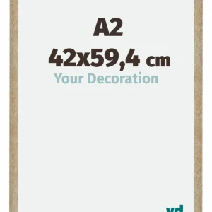 Bilderrahmen A2 - 42x59,4 cm - DIN A2 Gold - MDF - Catania