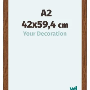 Bilderrahmen A2 - 42x59,4 cm - Eiche Rustikal - MDF - Como