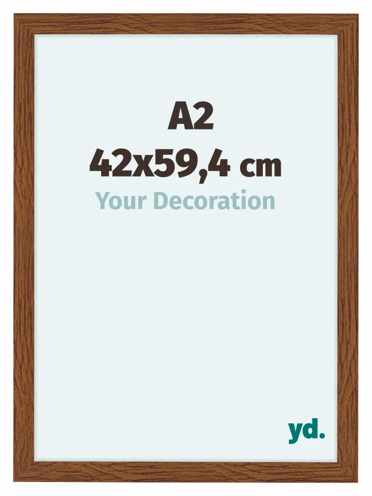Bilderrahmen A2 - 42x59,4 cm - Eiche Rustikal - MDF - Como