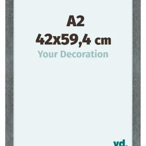 Bilderrahmen A2 - 42x59,4 cm - Eisen Gewischt - MDF - Como