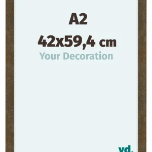 Bilderrahmen A2 - 42x59,4 cm - Gold Antik - MDF - Como