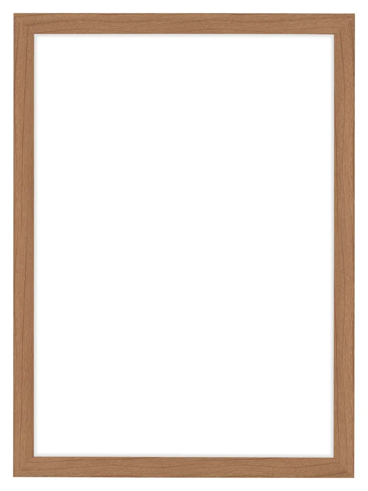 Bilderrahmen A2 - 42x59,4 cm - Nussbaum Hell - MDF - Como