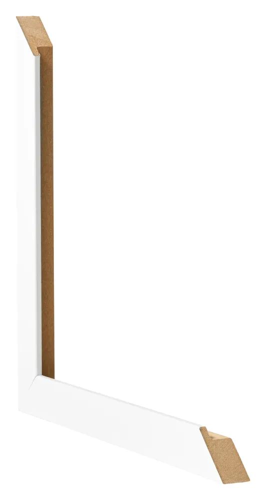 Bilderrahmen A2 - 42x59,4 cm - Weiß Matt - MDF - Bologna