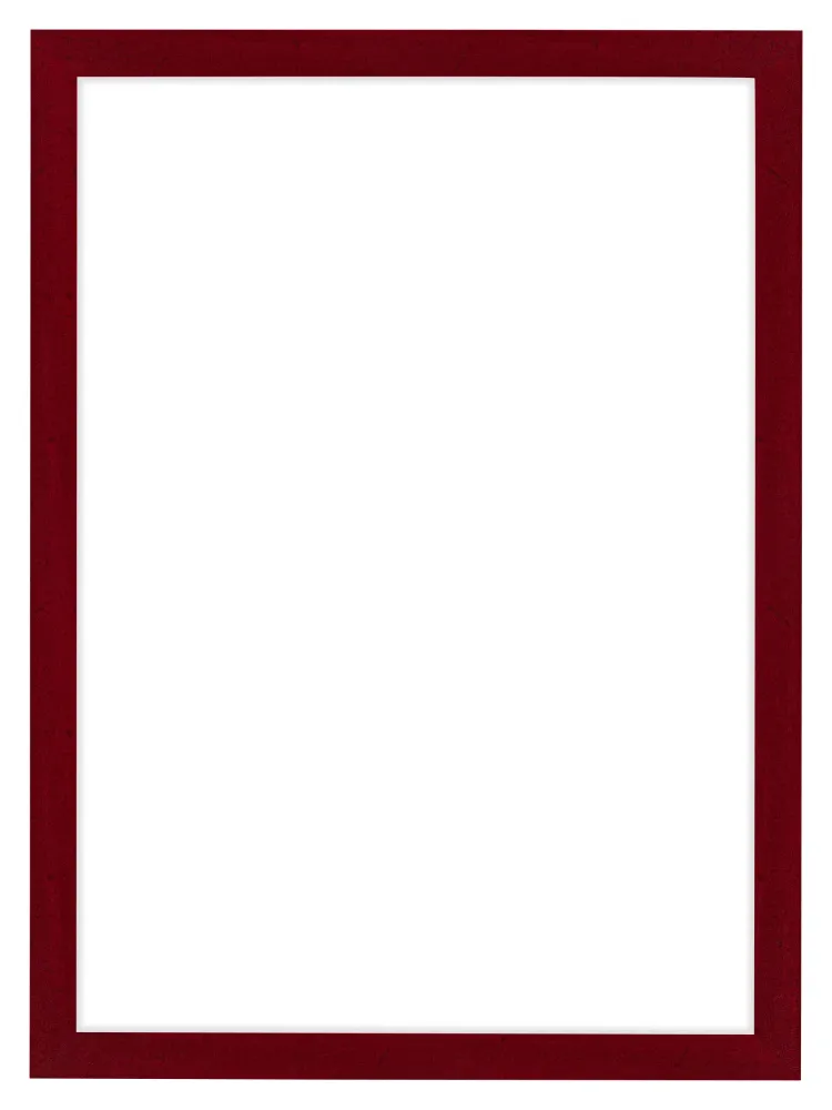 Bilderrahmen A2 - 42x59,4 cm - Weinrot Gewischt - MDF - Como