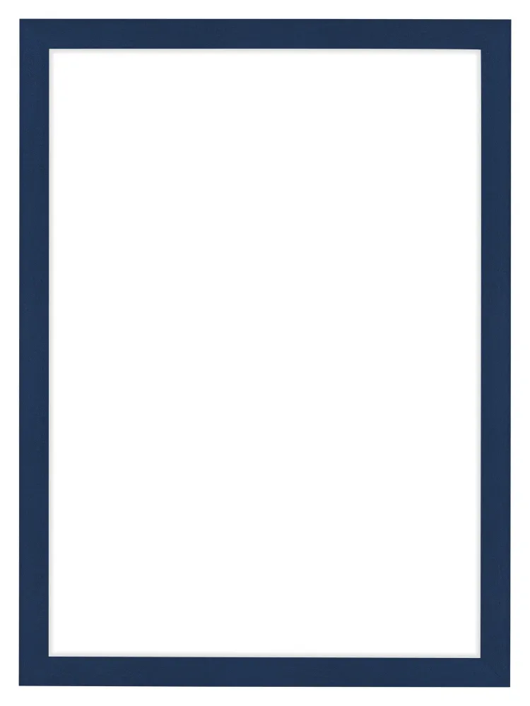 Bilderrahmen 42x60 cm - Dunkelblau Gewischt - MDF - Como