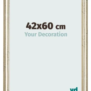 Bilderrahmen 42x60 cm - Metallglanz - MDF - Lazio