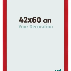 Bilderrahmen 42x60 cm - Rot - MDF - Pisa